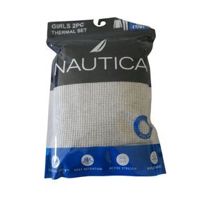 Nautica Girls Thermal Base Layer Set Gray M (7/8)